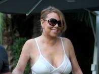 Mariah Carey pokazała dekolt w białej sukni